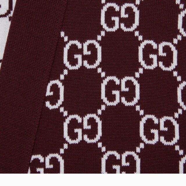 Reversible GG wool jacquard cardigan - image 3