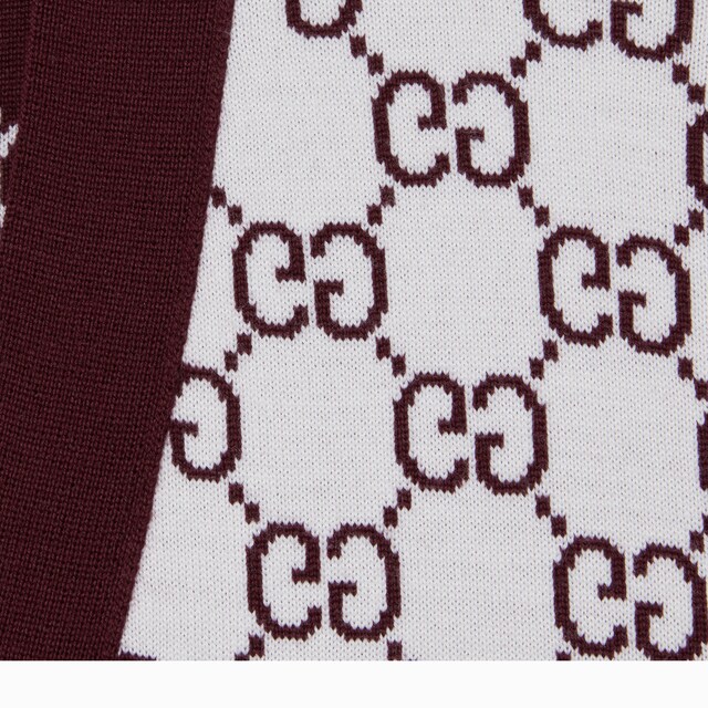 Reversible GG wool jacquard cardigan - image 2