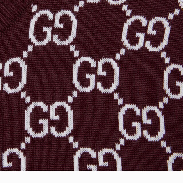 Reversible GG wool jacquard top - image 3
