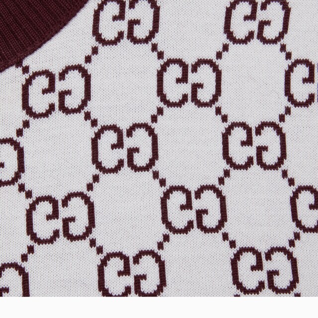 Reversible GG wool jacquard top - image 2