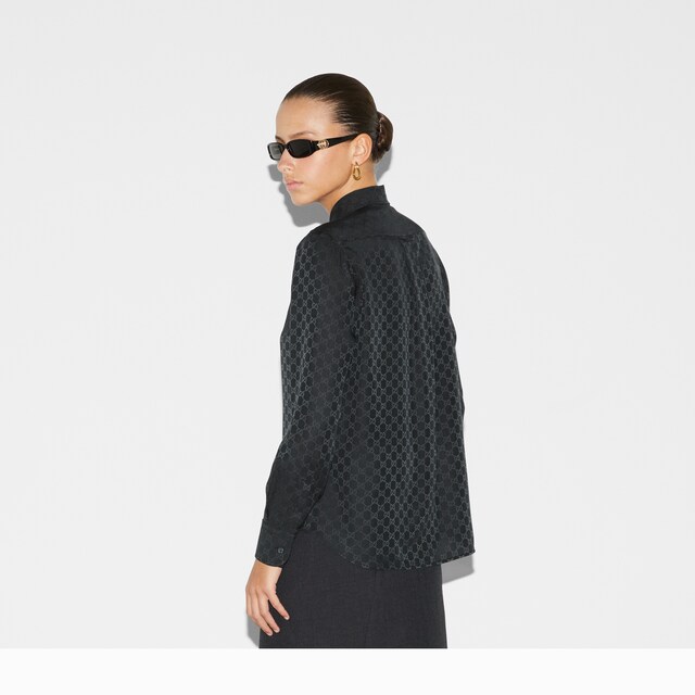 GG crepe silk shirt - image 4