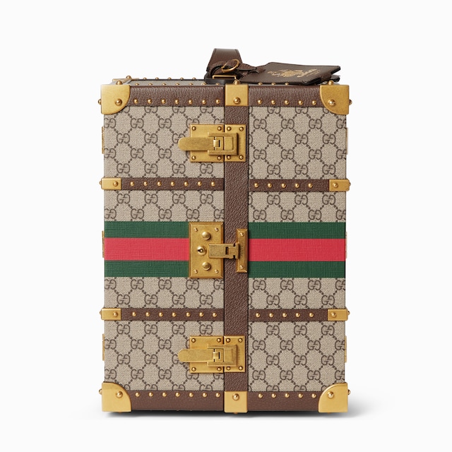 GUCCI - GUCCI グッチ オフィディア iPhone 15 Pro ケース 携帯・スマホアクセサリー ベージュ/エボニー 763801 K5I0G 9742 ユニセックス【中古】 グッチ メンズ 財布〔オフィディア〕iPhone 15 Pro ケース