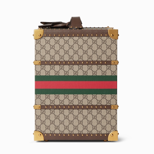Gucci Savoy系列大号香槟箱