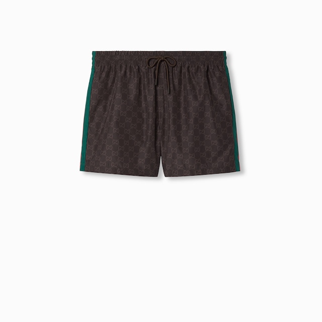 GG nylon swim short with Web
