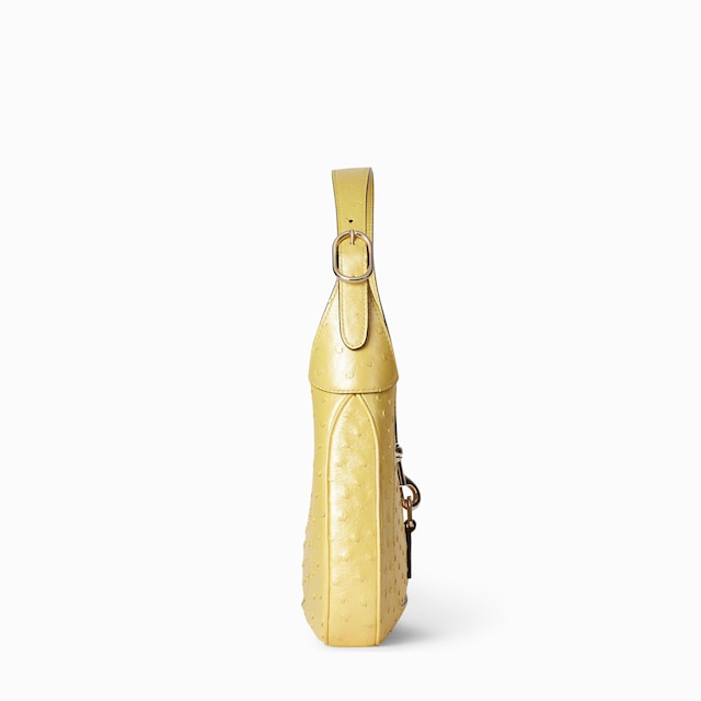 Sac à épaule Gucci Jackie en cuir d’autruche
