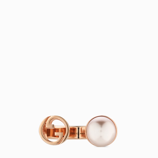 Gucci Blondie resin pearl ring