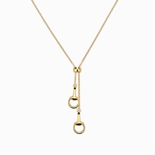 新作【GUCCI】〔インターロッキング〕18K チェーン ネックレス 2023 現行 GUCCI グッチ K18 YG インターロッキングG ネックレス