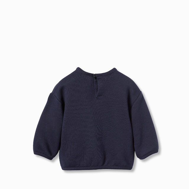 Baby cotton sweatshirt with Web