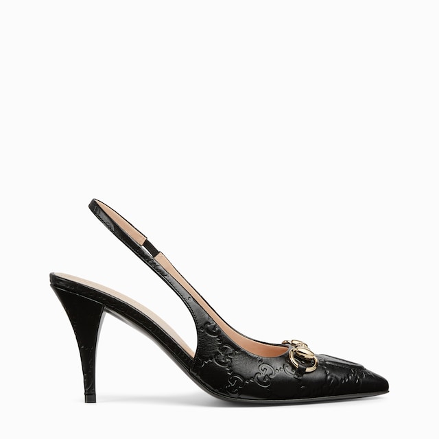 Women's slingback pump with Horsebit