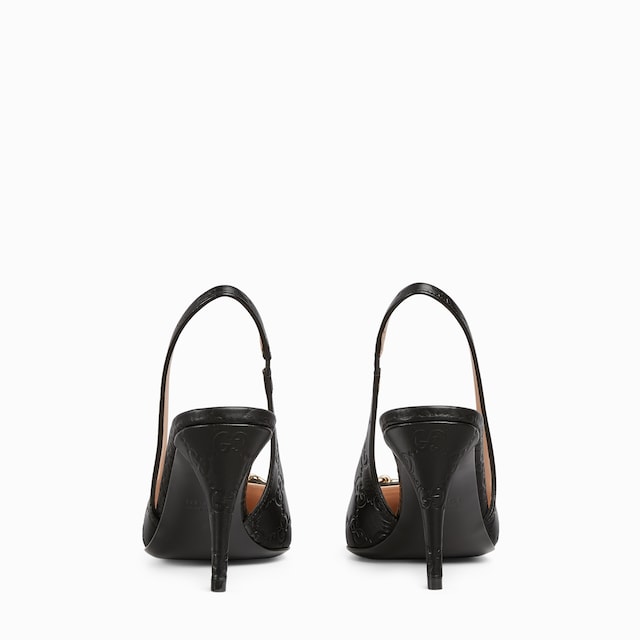 Women's slingback pump with Horsebit