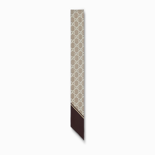 Printed silk ribbon
