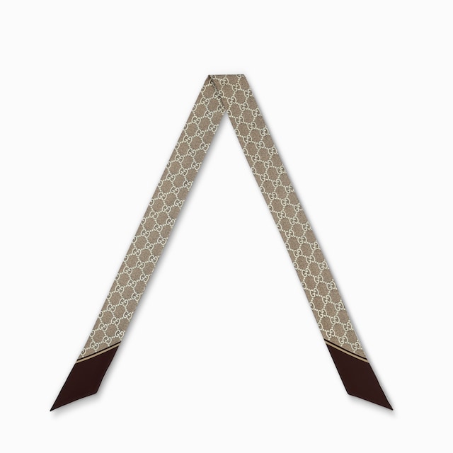 Printed silk ribbon