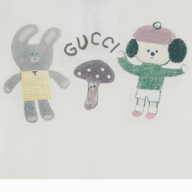 Baby printed three-piece gift set