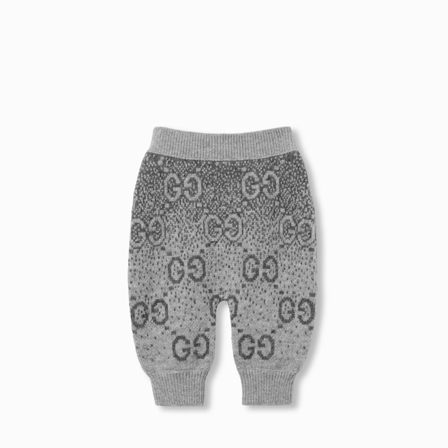 Baby GG wool jacquard pant
