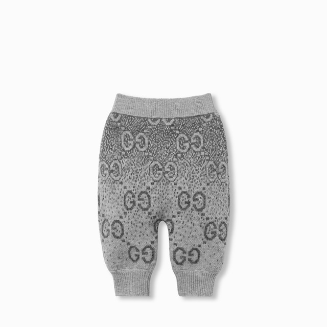 Baby GG wool jacquard pant