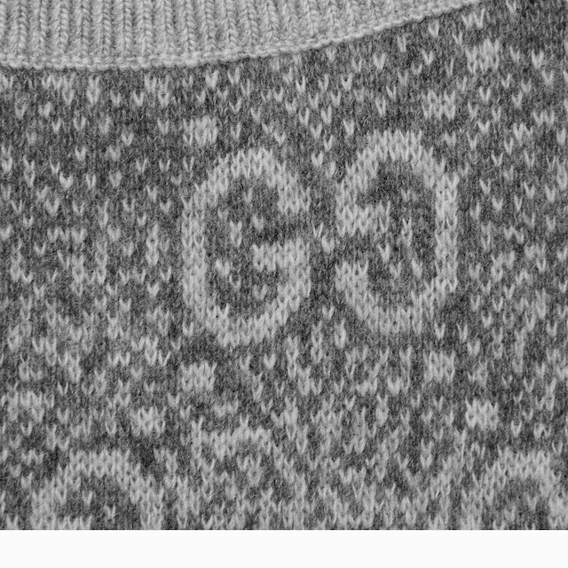 Baby GG wool jacquard pant
