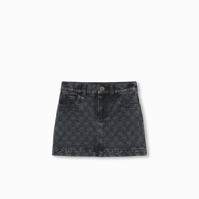 GUCCI グッチデニムスカート 中古・古着通販】GUCCI (グッチ) GG ジャガード デニムスカート