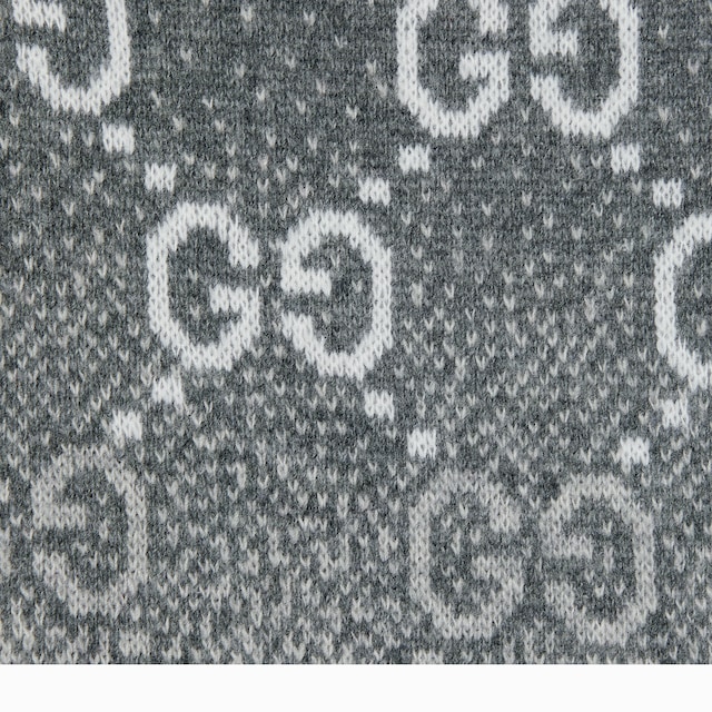 Pantalón infantil de jacquard de lana con GG