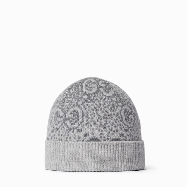Gorro de jacquard de lana con GG para bebé
