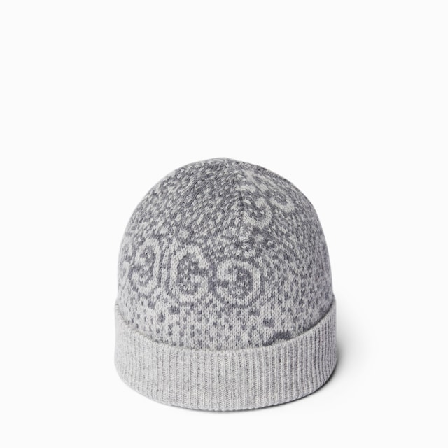 Gorro de jacquard de lana con GG para bebé