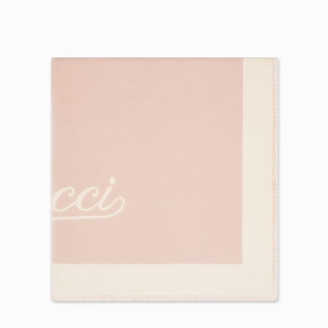 Manta de cashmere marfil para bebé