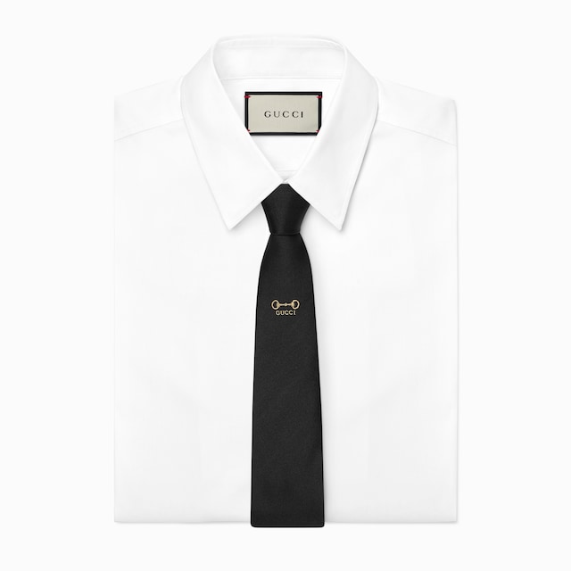 Silk jacquard tie