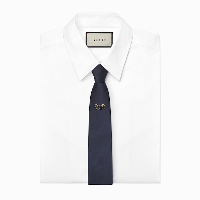 Silk jacquard tie