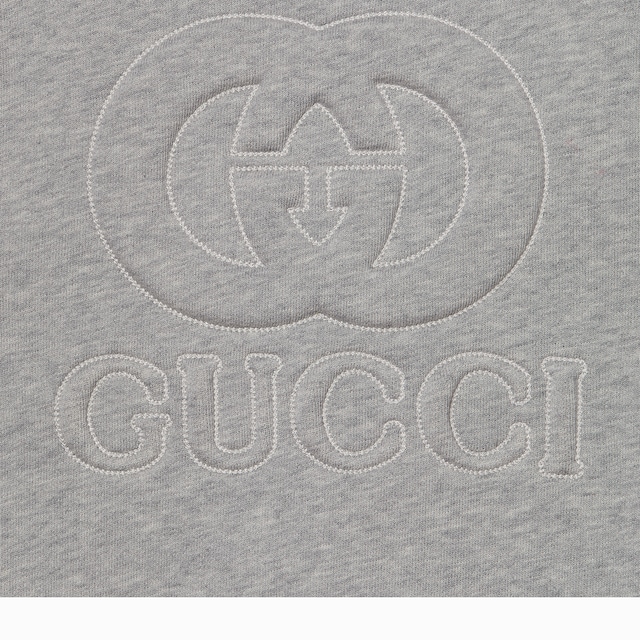 Children's embroidered cotton sweatshirt