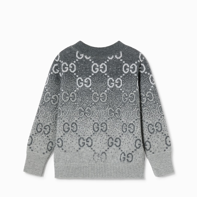 Children's GG wool jacquard cardigan