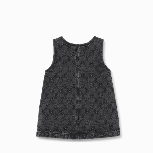 Baby GG denim jacquard dress