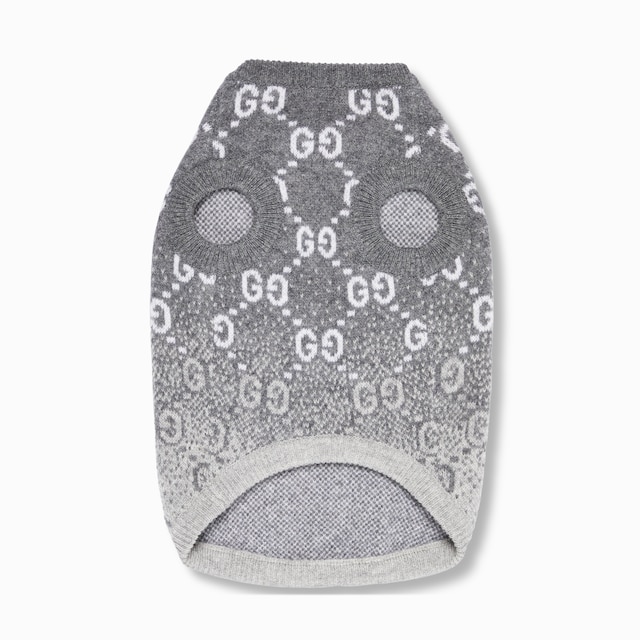 Jersey para mascotas de jacquard de lana