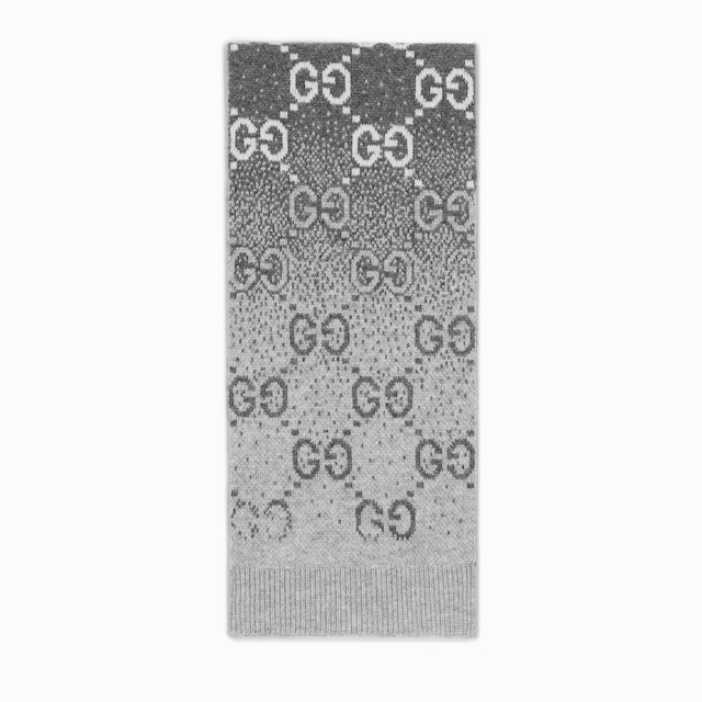 Children's GG wool jacquard scarf