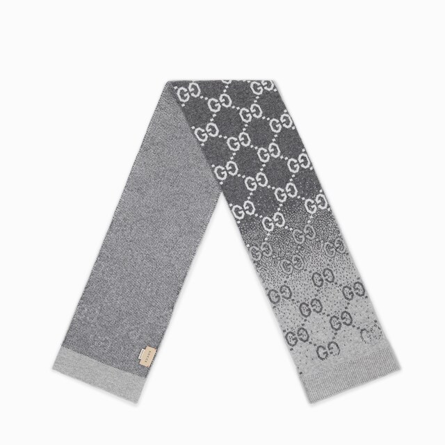 Children's GG wool jacquard scarf
