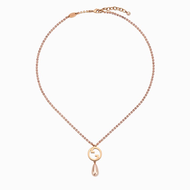 Колье Gucci Blondie с кристаллами