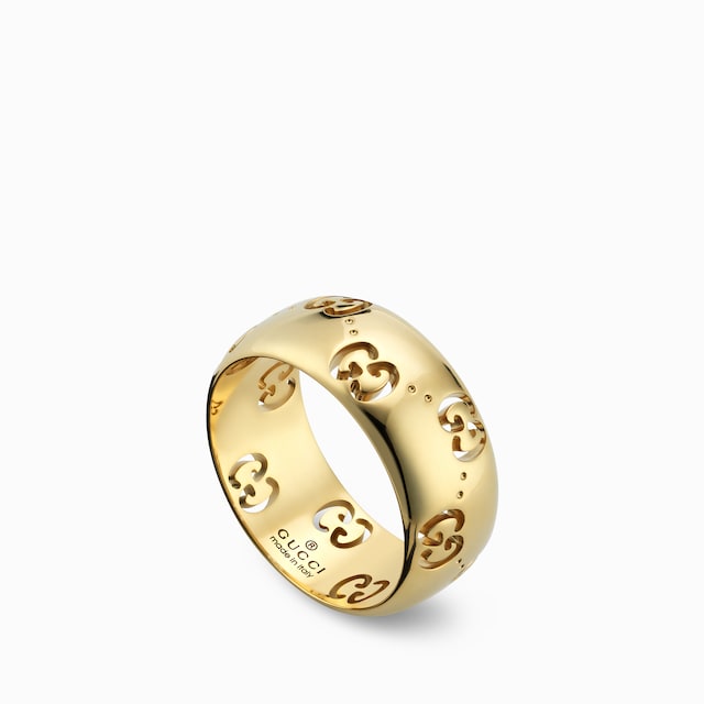 Icon 18k GG wide ring