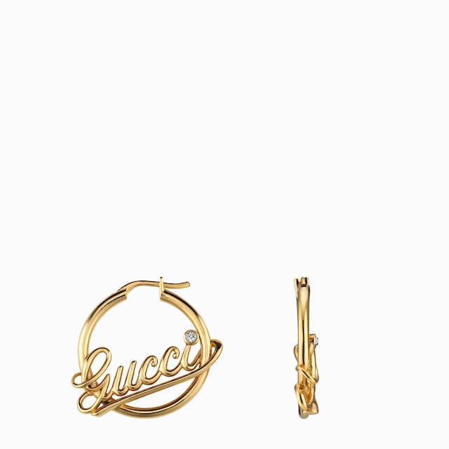 【関税送料込】GUCCI Starfish and pearl drop earrings Starfish and pearl drop earrings in light gold-toned brass