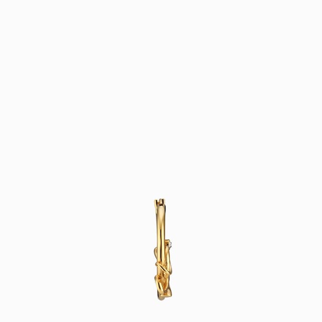 Hoop earrings with Gucci script