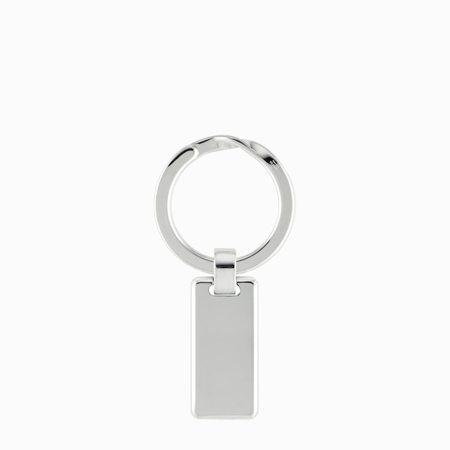 Gucci Signature GG engraved keyring