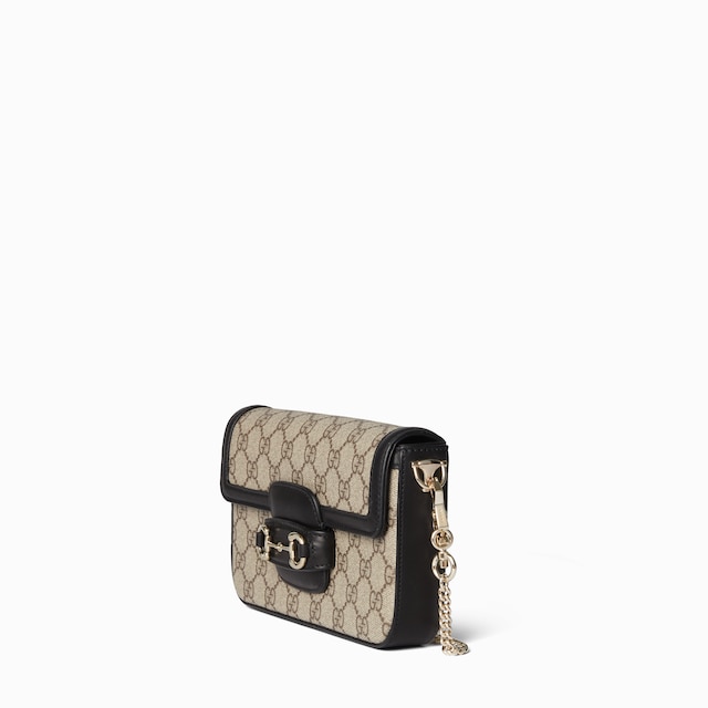 Borsa a spalla Gucci Horsebit 1955 Soft misura piccola