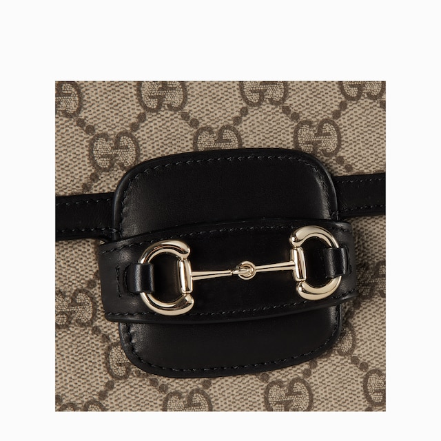 Borsa a spalla Gucci Horsebit 1955 Soft misura piccola