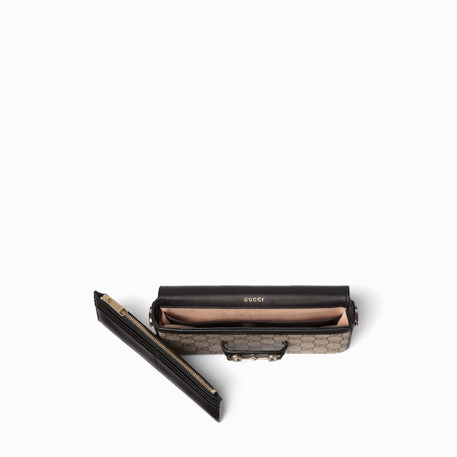 Borsa a spalla Gucci Horsebit 1955 Soft misura piccola