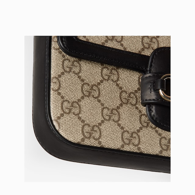 Borsa a spalla Gucci Horsebit 1955 Soft misura piccola