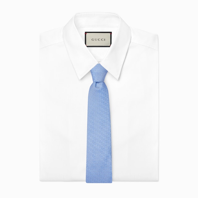Gucci silk jacquard tie