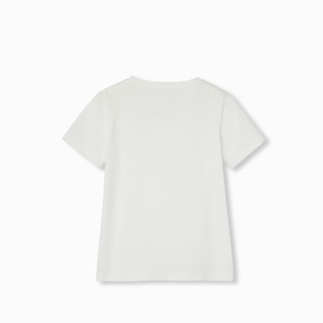 〔チルドレンズ〕エンブロイダリー コットン Tシャツ