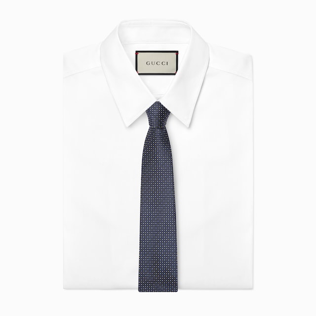Silk jacquard tie