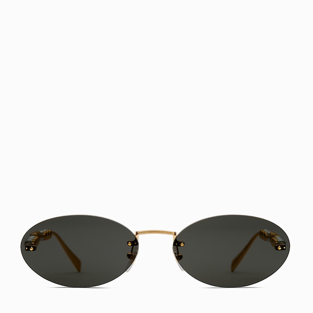 Sonnenbrille mit ovalem Rahmen