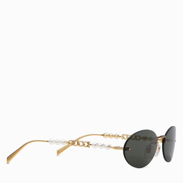 Sonnenbrille mit ovalem Rahmen