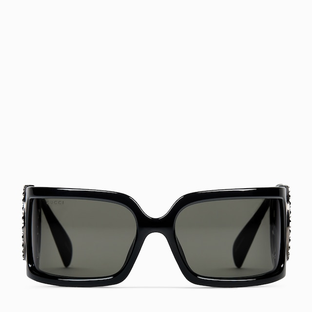 サングラス Gucci Occhiali Da Sole Rettangolari Occhiali da sole rettangolari in nero | GUCCI® IT