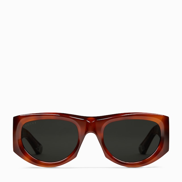 Rectangular-frame sunglasses