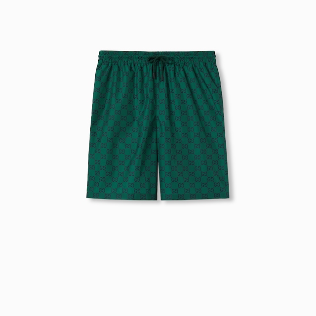 GG print nylon swim short